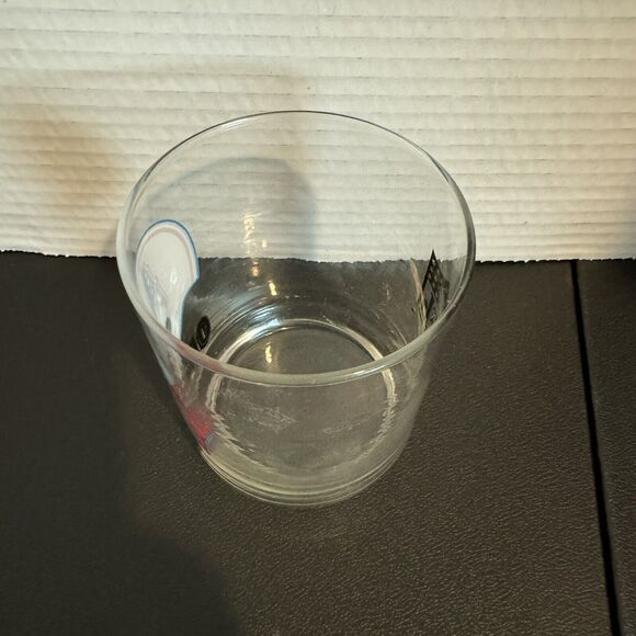 Houston Oilers Football Beverage Drinking Glass Oil Derrick Logo Helmet NFL 8 oz - Picture 5 of 6